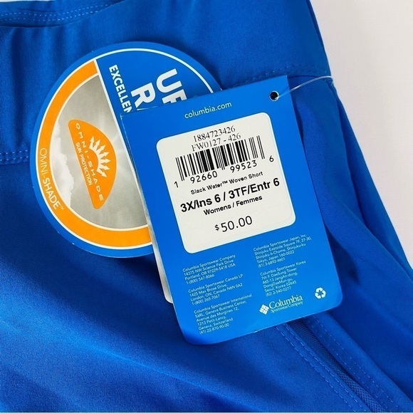 Columbia PFG Slack Water Omni Shade SUN Protection Woven Shorts Size 3X - Picture 10 of 10
